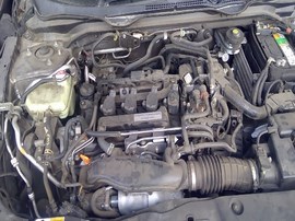 2016 HONDA CIVIC, GRAY, EX-L MODEL, 1.5L TURBO, AT.  A25189